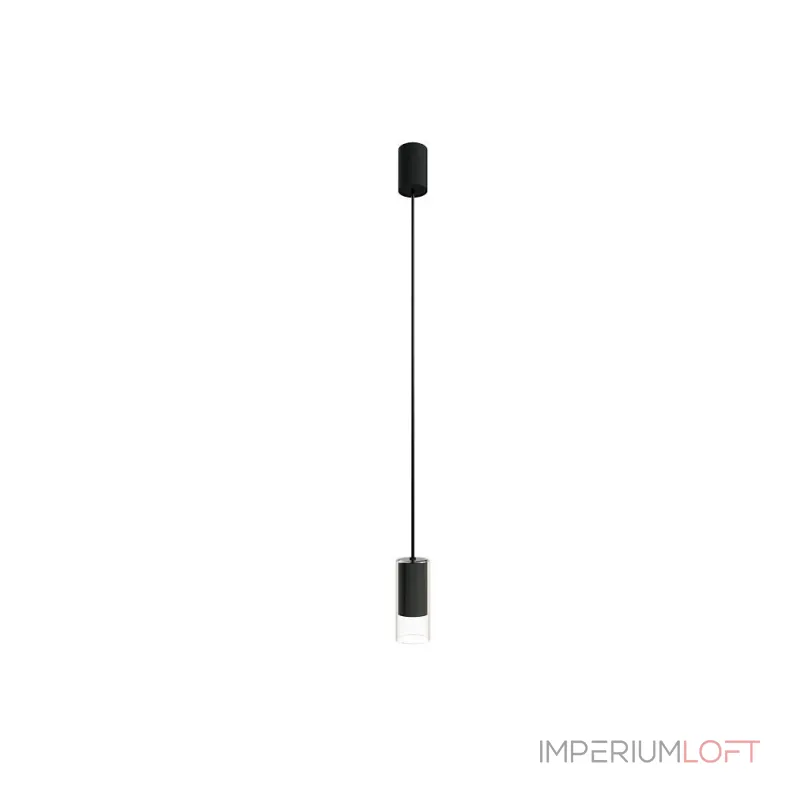 Подвесной светильник Nowodvorski Cylinder S Transparent/Black 7866