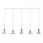 Подвесной светильник Nowodvorski Hermanos White/Solid Brass 8033