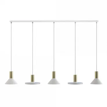 Подвесной светильник Nowodvorski Hermanos White/Solid Brass 8033 Подвесной светильник Nowodvorski Hermanos White/Solid Brass 8033