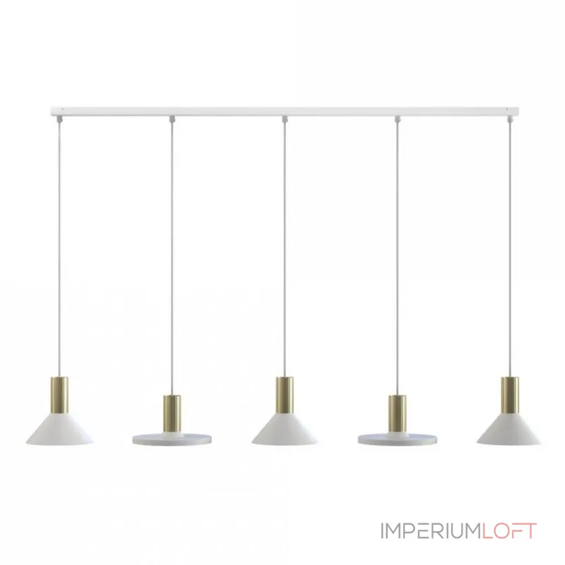 Подвесной светильник Nowodvorski Hermanos White/Solid Brass 8033