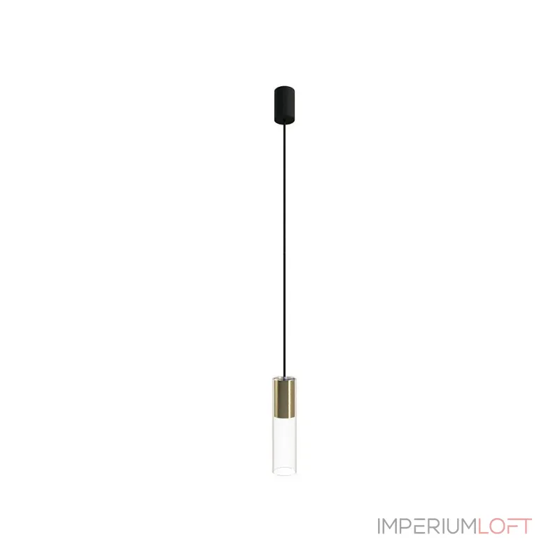 Подвесной светильник Nowodvorski Cylinder M Brass/Black 7868