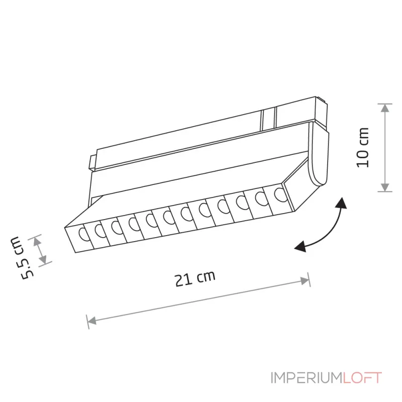 Трековый магнитный светильник Nowodvorski Focus Led White 11634 от ImperiumLoft Трековый магнитный светильник Nowodvorski Focus Led White 11634 от ImperiumLoft