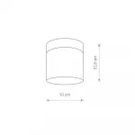 Потолочный cветильник Nowodvorski Cayo Black 8055 от ImperiumLoft