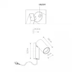 Накладной светильник спот Nowodvorski Mono Black 7786 от ImperiumLoft