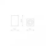 Потолочный cветильник Nowodvorski Bravo White 8364 от ImperiumLoft