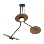 Люстра на штанге Nowodvorski Disk Dark Wood/Black 7644