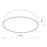 Потолочный cветильник Nowodvorski Satellite M Gray 8018 от ImperiumLoft