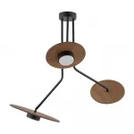 Люстра на штанге Nowodvorski Disk Dark Wood/Black 7644