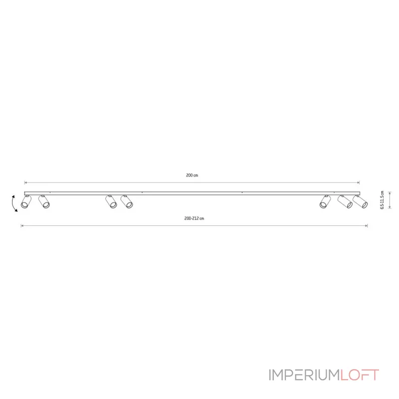 Накладной светильник спот Nowodvorski Fourty Surface VII 11470 от ImperiumLoft
