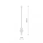 Подвесной светильник Nowodvorski Drops Wood D Wood 11176