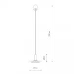 Подвесной светильник Nowodvorski Hermanos Black/Brass 8100