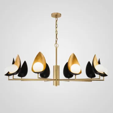 Дизайнерская подвесная люстра ODENCE 10 lamps Дизайнерская подвесная люстра ODENCE 10 lamps