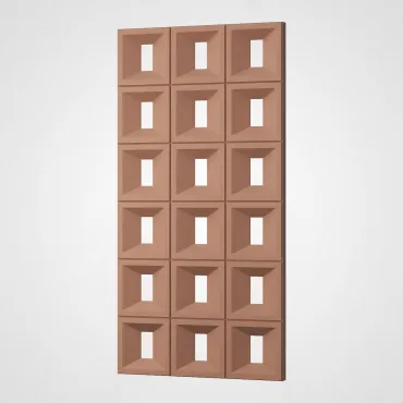 3D Стеновая панель PN1528-1-M земляной жёлтый 1200*600*40 3D Стеновая панель PN1528-1-M земляной жёлтый 1200*600*40