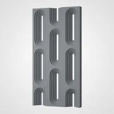 3D Стеновая панель PN1528-14-E космический серый 1200*600*60