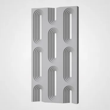 3D Стеновая панель PN1528-14-J бело-серый 1200*600*60 3D Стеновая панель PN1528-14-J бело-серый 1200*600*60