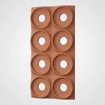 3D Стеновая панель PN1528-15-A оранжевый "Hermes" 1200*600*40