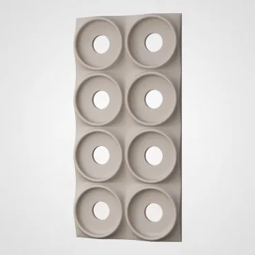 3D Стеновая панель PN1528-15-C современный серый 1200*600*40 3D Стеновая панель PN1528-15-C современный серый 1200*600*40