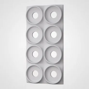 3D Стеновая панель PN1528-15-D нефритовый белый 1200*600*40 3D Стеновая панель PN1528-15-D нефритовый белый 1200*600*40