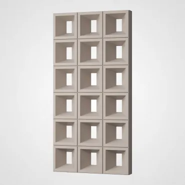 3D Стеновая панель PN1528-2-C современный серый 1200*600*80 3D Стеновая панель PN1528-2-C современный серый 1200*600*80