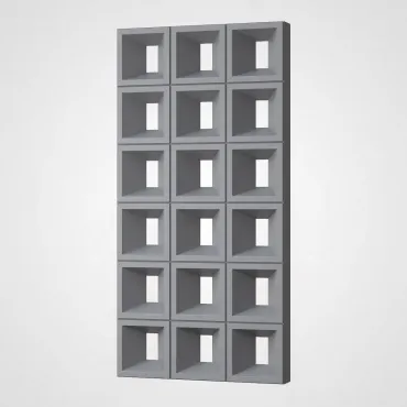 3D Стеновая панель PN1528-2-T премиальный серый 1200*600*80 3D Стеновая панель PN1528-2-T премиальный серый 1200*600*80