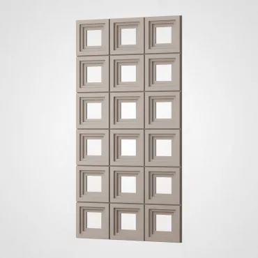 3D Стеновая панель PN1528-3-C современный серый 1200*600*30 3D Стеновая панель PN1528-3-C современный серый 1200*600*30