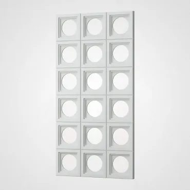 3D Стеновая панель PN1528-5-B белоснежный 1200*600*30