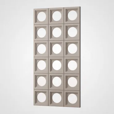 3D Стеновая панель PN1528-5-C современный серый 1200*600*30