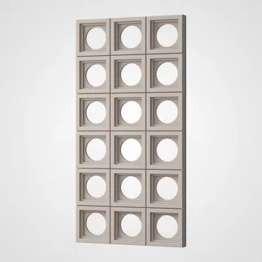 3D Стеновая панель PN1528-6-C современный серый 1200*600*65 3D Стеновая панель PN1528-6-C современный серый 1200*600*65