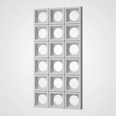3D Стеновая панель PN1528-6-D нефритовый белый 1200*600*65 3D Стеновая панель PN1528-6-D нефритовый белый 1200*600*65