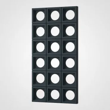 3D Стеновая панель PN1528-6-H космический чёрный 1200*600*65 3D Стеновая панель PN1528-6-H космический чёрный 1200*600*65