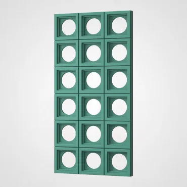 3D Стеновая панель PN1528-6-N лотосовый зелёный 1200*600*65 3D Стеновая панель PN1528-6-N лотосовый зелёный 1200*600*65