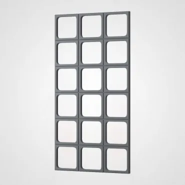 3D Стеновая панель PN1528-7-E космический серый 1200*600*30