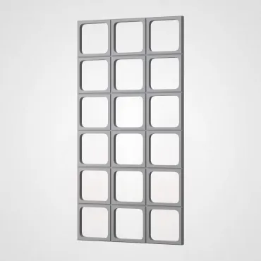 3D Стеновая панель PN1528-7-G цементный серый 1200*600*30