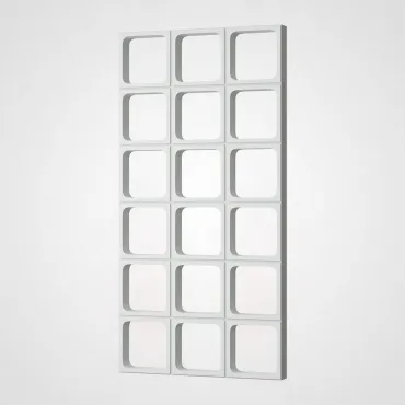 3D Стеновая панель PN1528-8-B белоснежный 1200*600*60