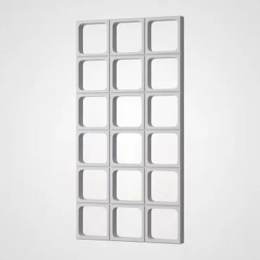 3D Стеновая панель PN1528-8-D нефритовый белый 1200*600*60
