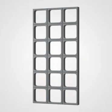 3D Стеновая панель PN1528-8-E космический серый 1200*600*60 3D Стеновая панель PN1528-8-E космический серый 1200*600*60