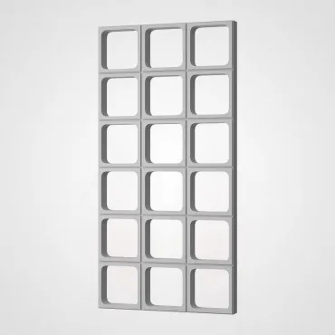 3D Стеновая панель PN1528-8-J бело-серый 1200*600*60