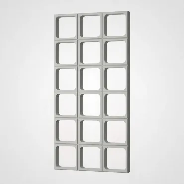 3D Стеновая панель PN1528-8-L чистый серый 1200*600*60 3D Стеновая панель PN1528-8-L чистый серый 1200*600*60