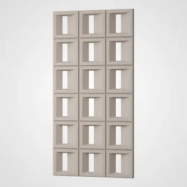 3D Стеновая панель PN1528-9-C современный серый 1200*600*35 3D Стеновая панель PN1528-9-C современный серый 1200*600*35