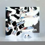 Декоративная нержавеющая сталь Водная рябь Big Water Хром MTL14750  — 300*122*0,05 см