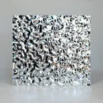 Декоративная нержавеющая сталь Водная рябь Small Water Хром MTL14752  — 300*122*0,05 см