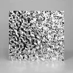 Декоративная нержавеющая сталь Водная рябь Small Water Хром MTL14752  — 300*122*0,05 см