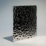 Декоративная нержавеющая сталь Водная рябь Small Water Хром MTL14752  — 300*122*0,05 см