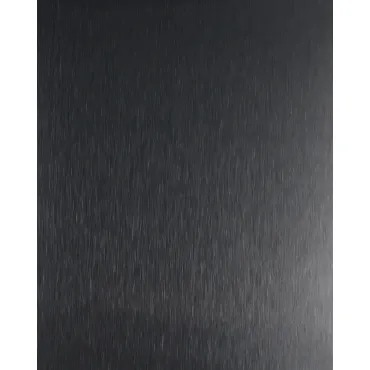 Стеновая панель PREMIUM WR-MDF04 Мелкошлифованный металл чёрный - 2800*1220*5 мм