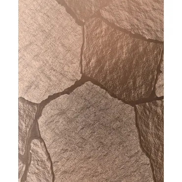 Стеновая панель PREMIUM WR-SSP03 Фактурная светлая медь - 2800*1220*5 мм