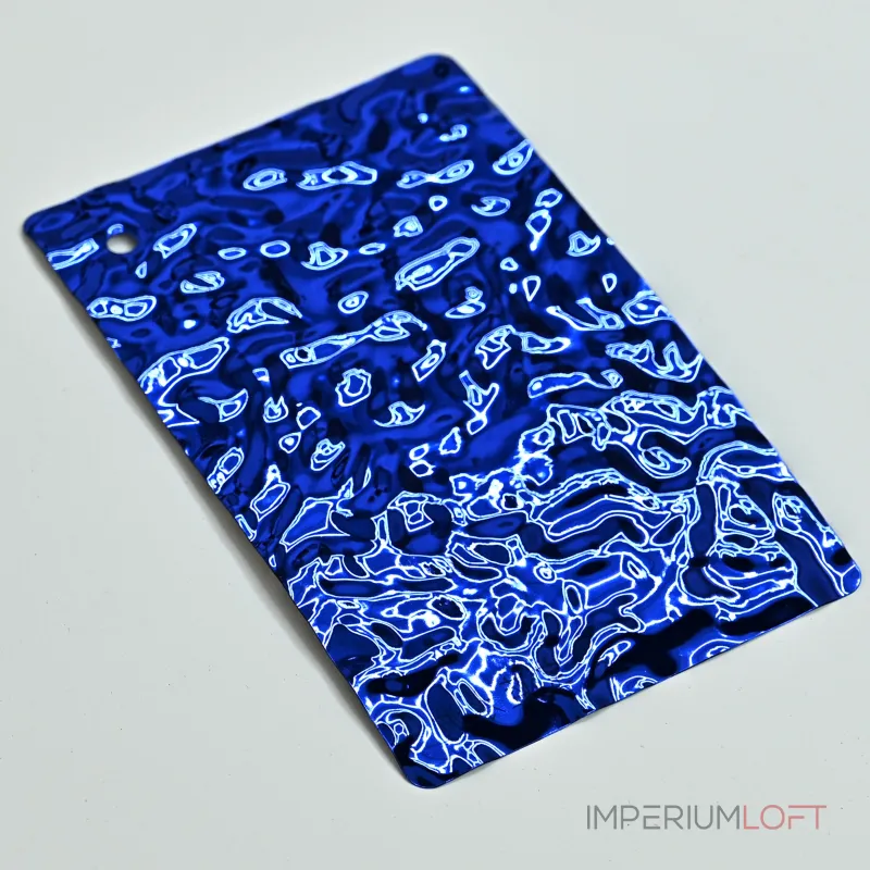 Стеновая панель blue water водная рябь — 2800*1220*8 мм