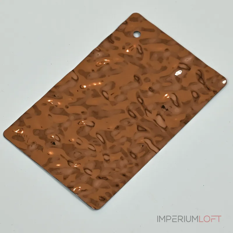 Стеновая панель Copper water водная рябь — 2800*1220*5 мм