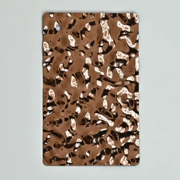 Стеновая панель Copper water водная рябь - 2800*1220*8 мм Стеновая панель Copper water водная рябь - 2800*1220*8 мм