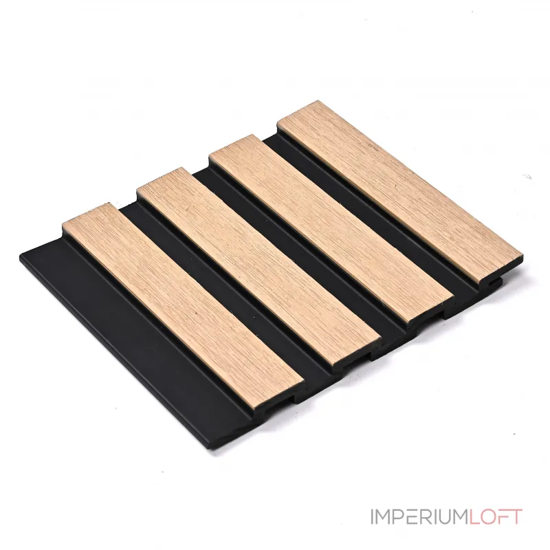 Реечная стеновая панель Светлый клён 177*13*3000 SH-WPCSG-28