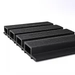 Реечная стеновая панель Чёрное дерево 218*26*3000 SH-WPCSG-30